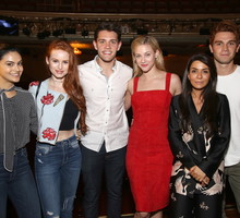 Cast Of "Riverdale" Visits Broadway's "Bandstand"