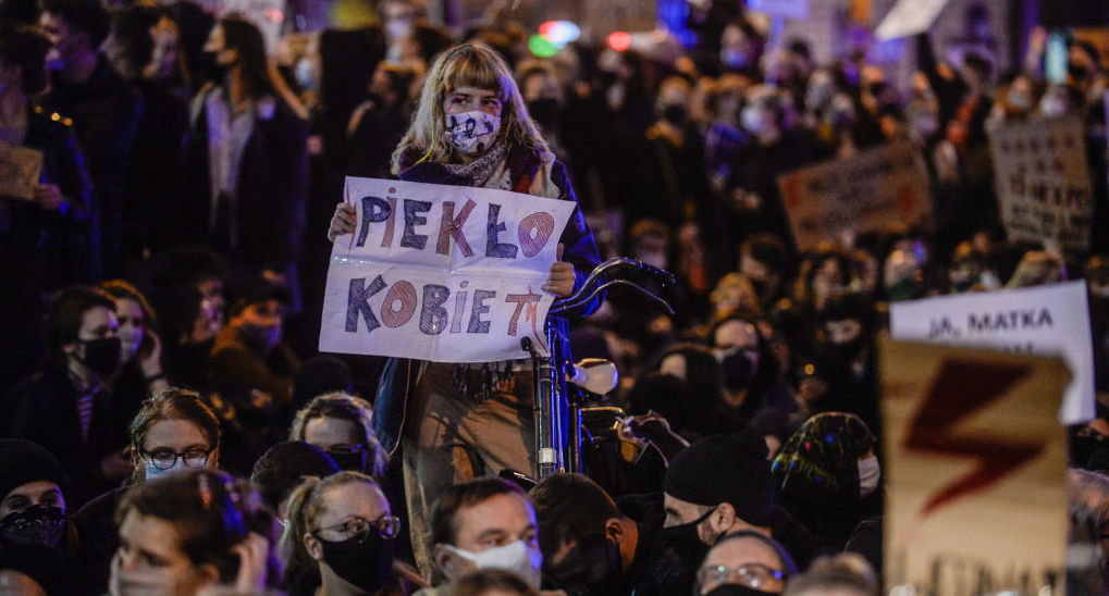 Poland's Abortion Law Contested In 5th Day Of Protests