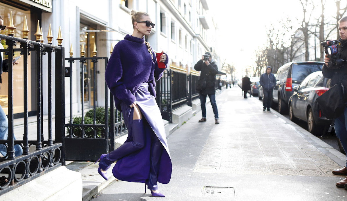 Hailey Bieber Seen Out And About In Paris