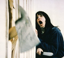 On the Set of "The Shining"
