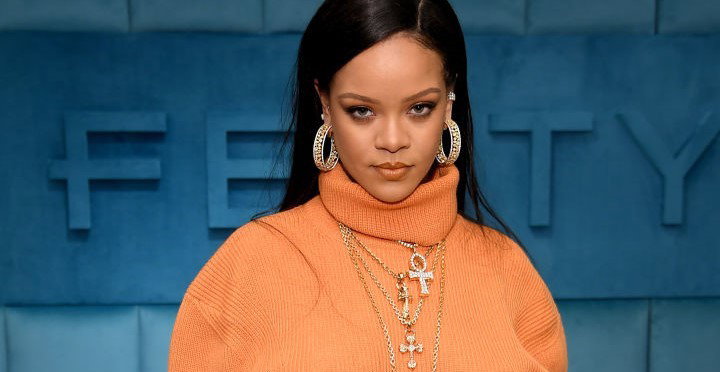 Robyn Rihanna Fenty And Linda Fargo Celebrate The Launch Of FENTY At Bergdorf Goodman