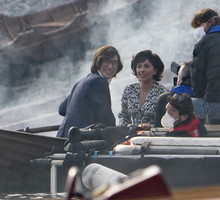 "House Of Gucci" Shooting In Como