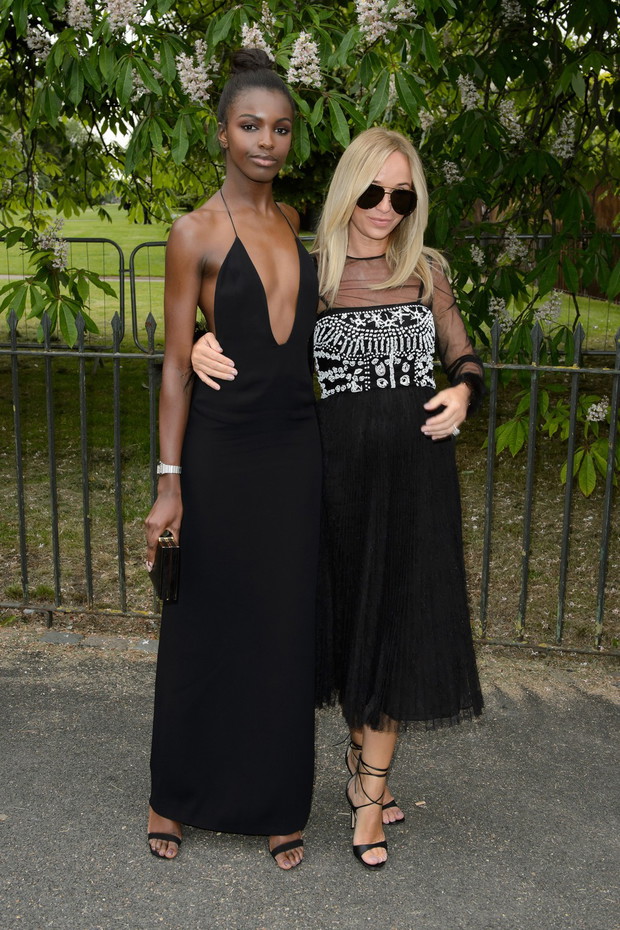 Leomie Anderson i Joanna Przetakiewicz