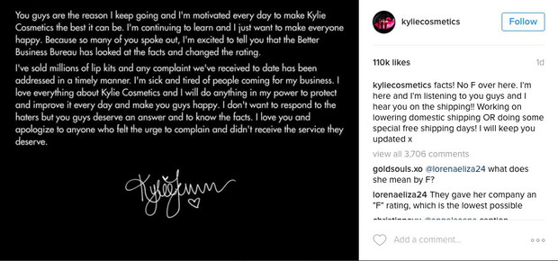 Fani narzekają na kosmetyki sprzedawane przez Kylie Jenner - to oszustwo!