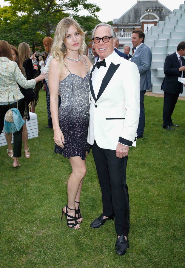 Georgia May Jagger i Tommy Hilfiger na imprezie Summer Party w Serpentine Gallery