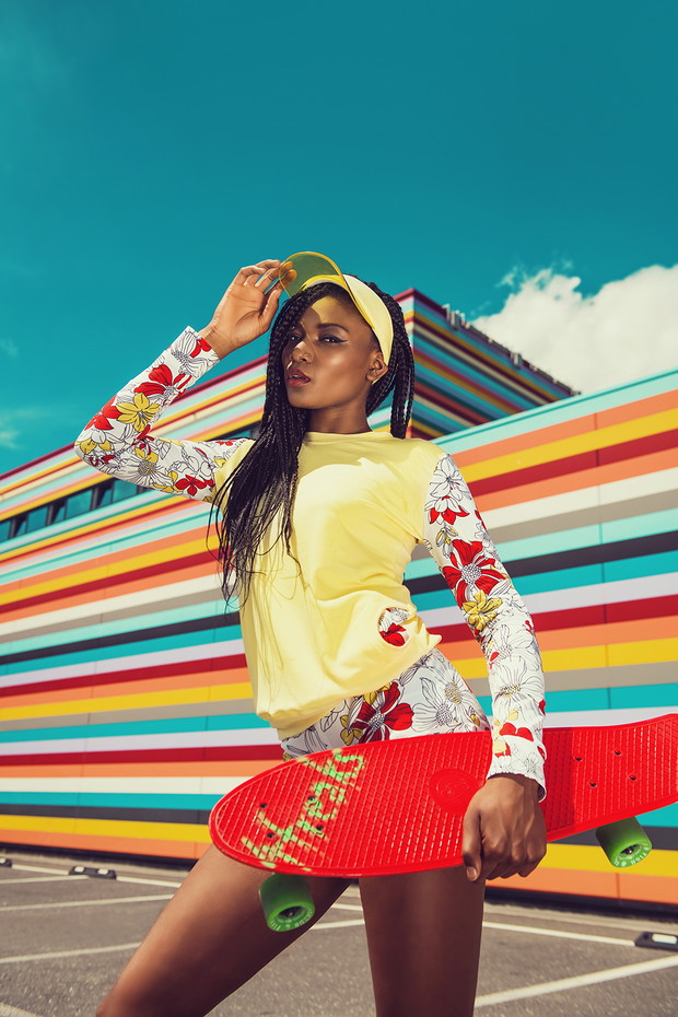 Osi Ugonoh w lookbooku polskiej marki Project MESS