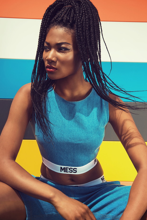 Osi Ugonoh w lookbooku polskiej marki Project MESS