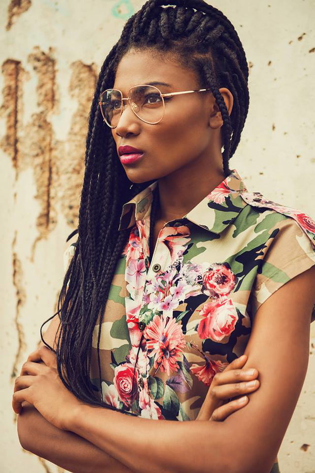 Osi Ugonoh w lookbooku polskiej marki Project MESS