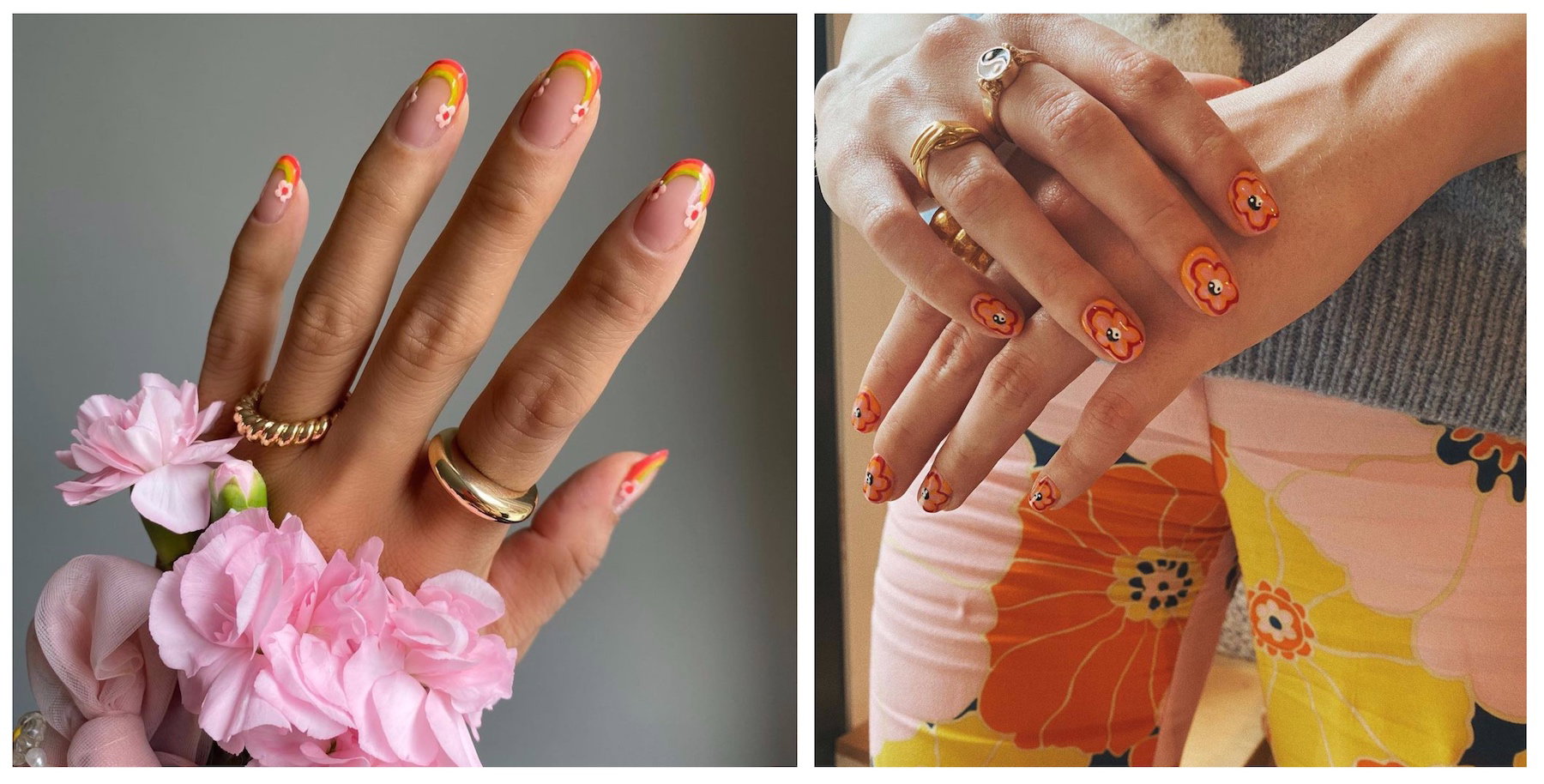 Pomarańczowe paznokcie – najmodniejsze inspiracje na manicure