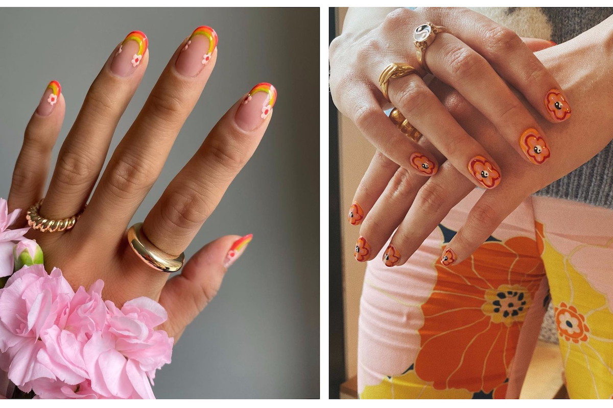 Pomarańczowe paznokcie – najmodniejsze inspiracje na manicure