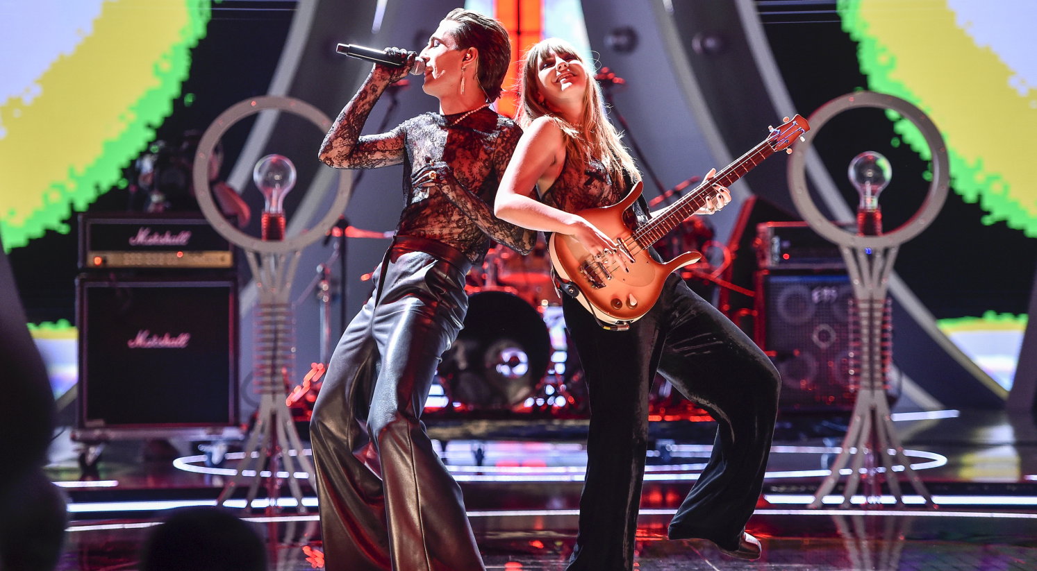 scena z: Maneskin, fot. Jacek Kurnikowski/AKPA