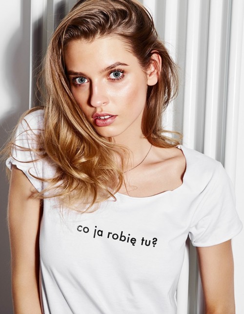 CO JA ROBIĘ TU? / T-Shirt Damski