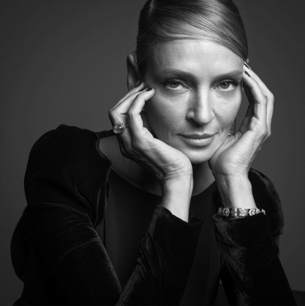New York Fashion Week: Tom Ford jesień 2016, Uma Thurman