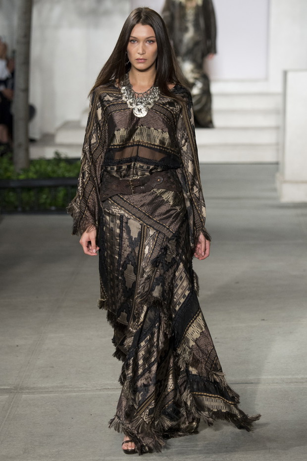 Bella Hadid, Ralph Lauren Jesień 2016