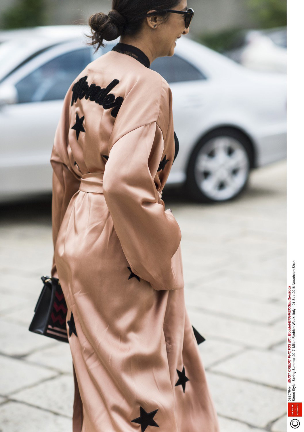 Street fashion podczas Tygodnia Mody w Mediolanie - wiosna/lato 2017