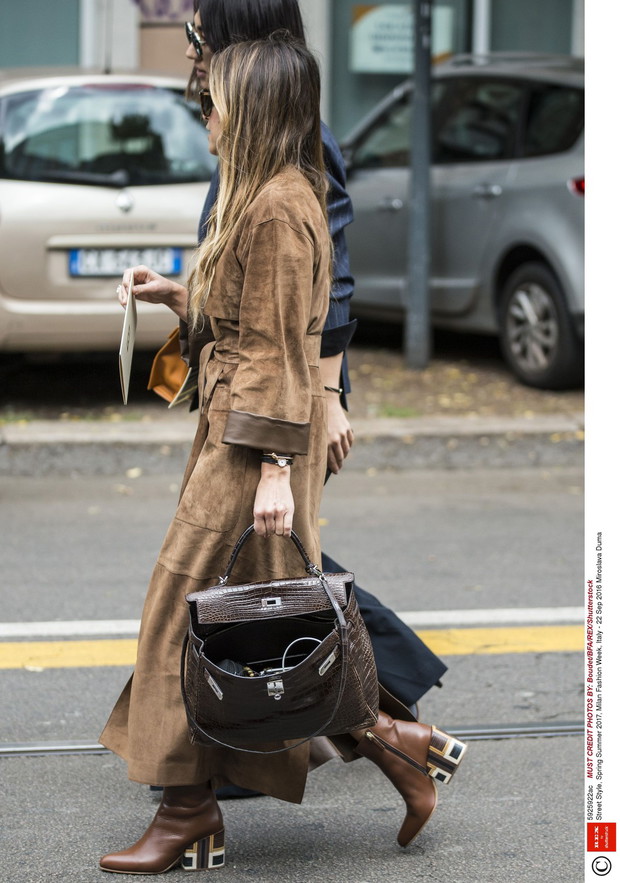 Street fashion podczas Tygodnia Mody w Mediolanie - wiosna/lato 2017