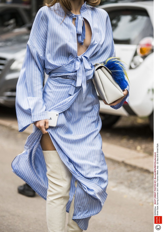 Street fashion podczas Tygodnia Mody w Mediolanie - wiosna/lato 2017