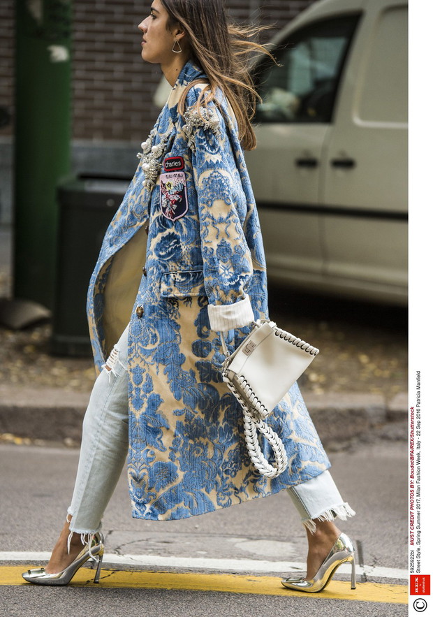 Street fashion podczas Tygodnia Mody w Mediolanie - wiosna/lato 2017
