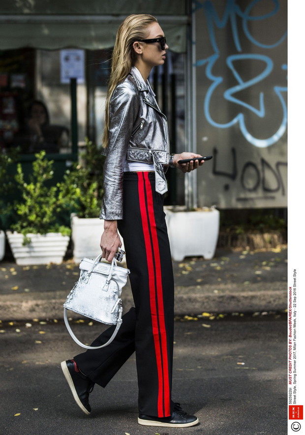 Street fashion podczas Tygodnia Mody w Mediolanie - wiosna/lato 2017