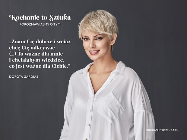 Dorota Gardias w kampanii Kochanie to sztuka