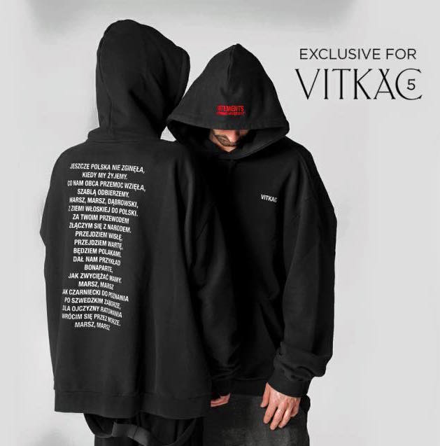 Vetements stworzył bluzę z Hymnem Polski! Wyprzedała się na pniu