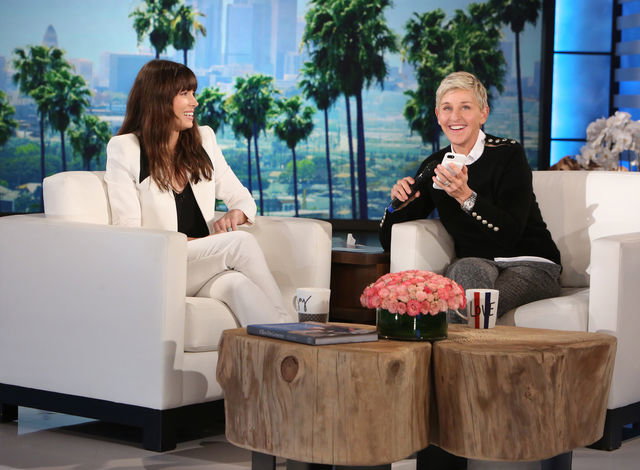 Jessica Biel i Ellen DeGeneres