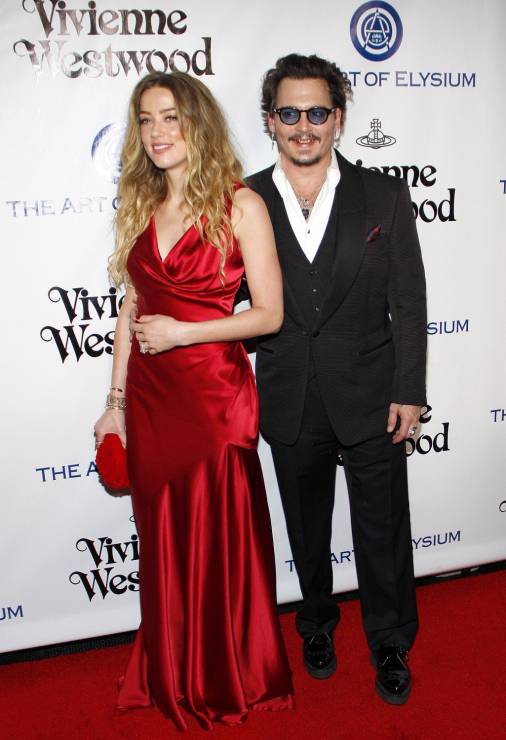 Amber Heard i Johnny Depp
