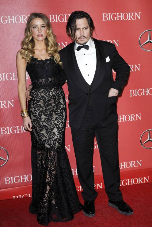 Amber Heard i Johnny Depp