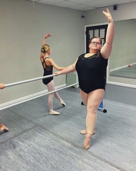 Balerina plus size jest hitem na Instagramie