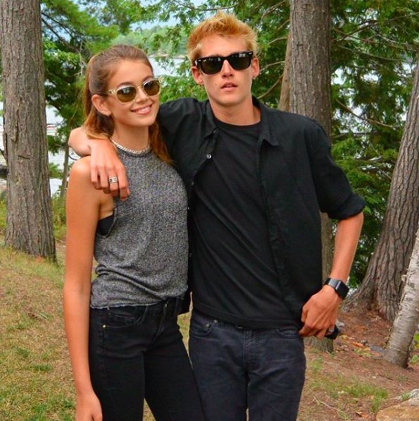 Kaia i Presley Gerber - dzieci Cindy Crawford zaczynają karierę w modelingu
