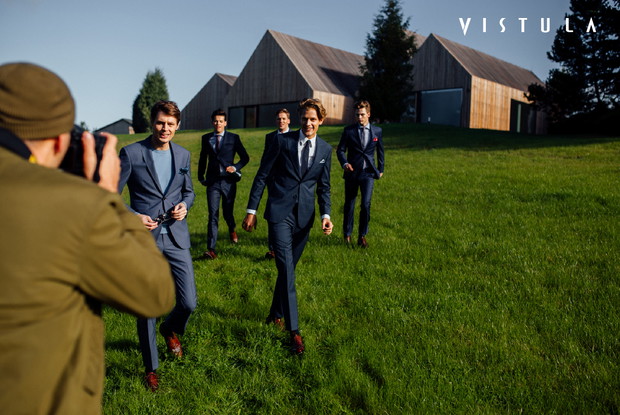 Jakob Kosel w kampanii Vistula wiosna-lato 2017 - backstage