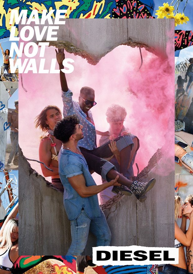 Diesel stworzył reklamę, którą zachwyca się cały świat! #MakeLoveNotWalls