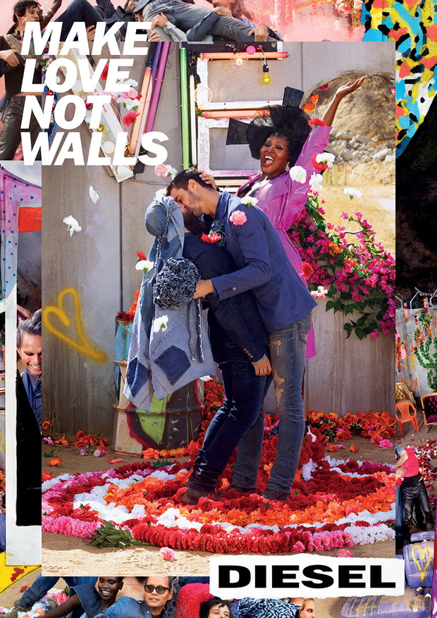 Diesel stworzył reklamę, którą zachwyca się cały świat! #MakeLoveNotWalls