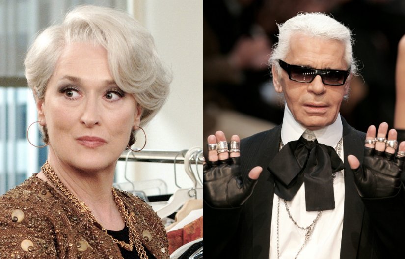 Meryl Streep, Karl Lagerfeld