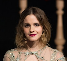 Emma Watson na premierze filmu "Piękna i Bestia" w Chinach