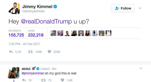 Jimmy Kimmel pisze do Trumpa