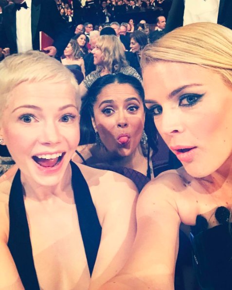 Michelle Williams, Salma Hayek i Busy Philipps