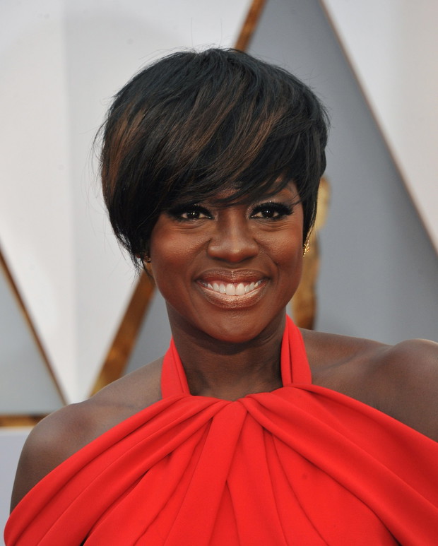 Oscary 2017, fryzury i makijaże: Viola Davis