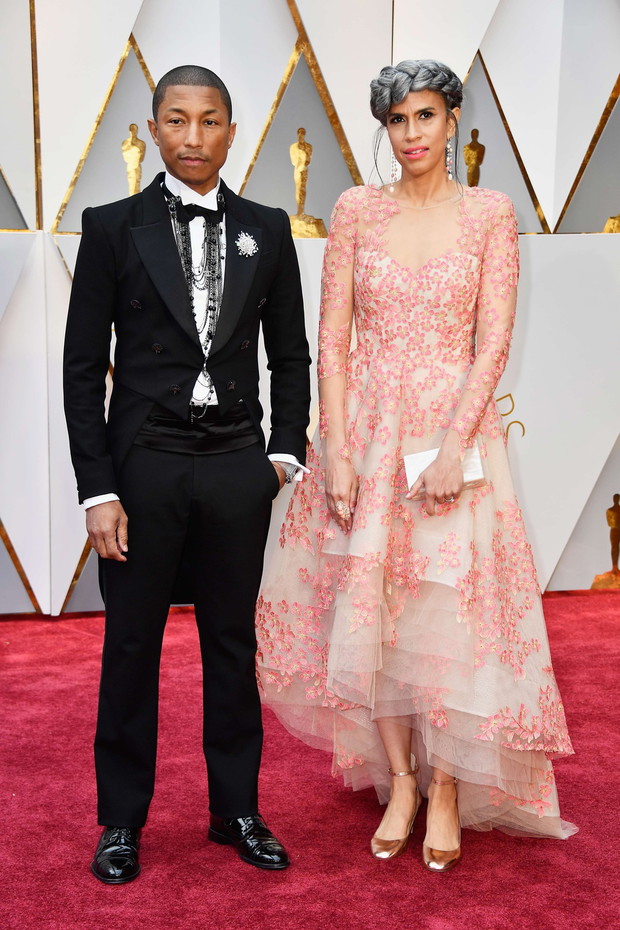 Oscary 2017, stylizacje gwiazd: Pharrell Williams i Mimi Valdes