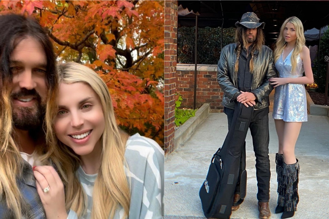 Billy Ray Cyrus potwierdził zaręczyny z młodszą o 27 lat partnerką. Poznał ją na planie „Hannah Montana”