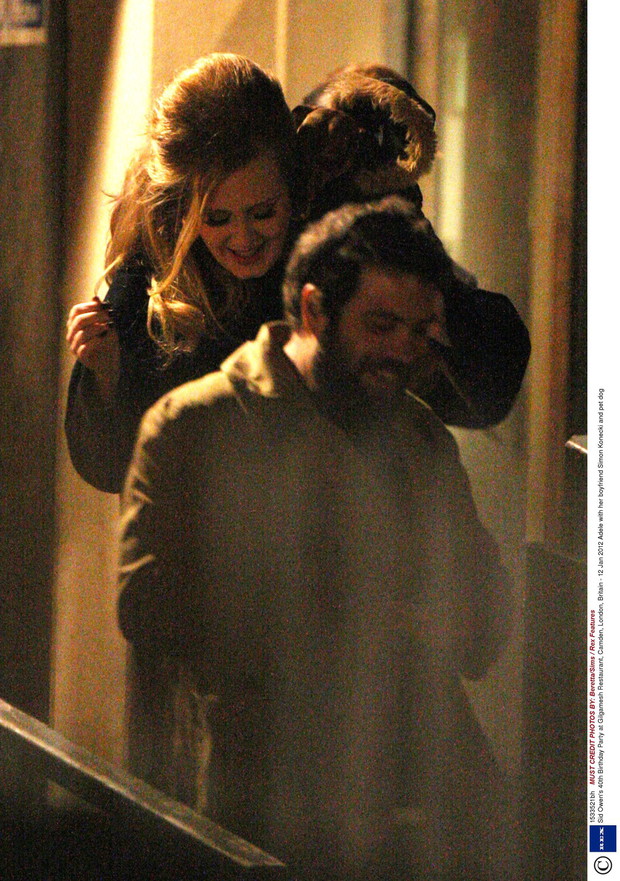 Adele i Simon Konecki