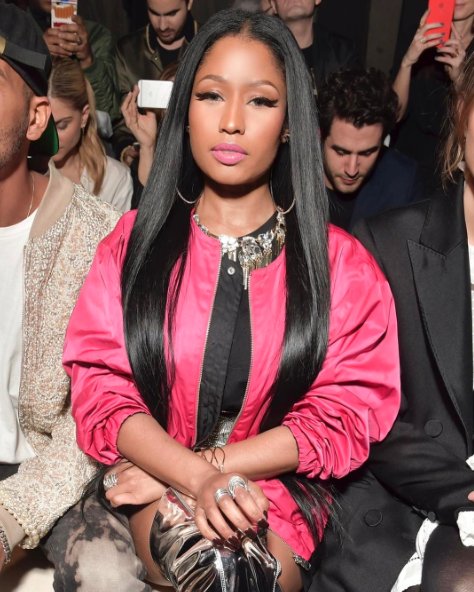 Nicki Minaj na pokazie H&M Studio w Paryżu