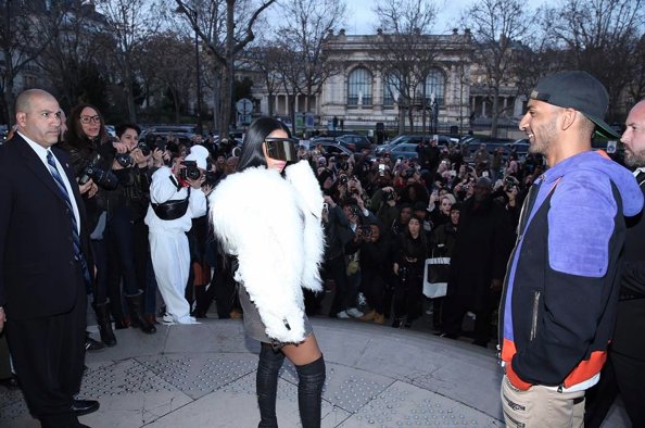 Nicki Minaj przed pokazem Ricka Owensa
