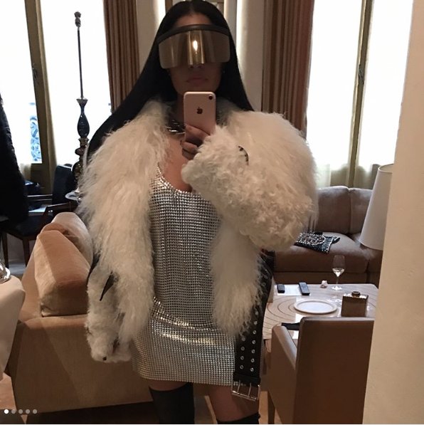 Nicki Minaj przed pokazem Ricka Owensa