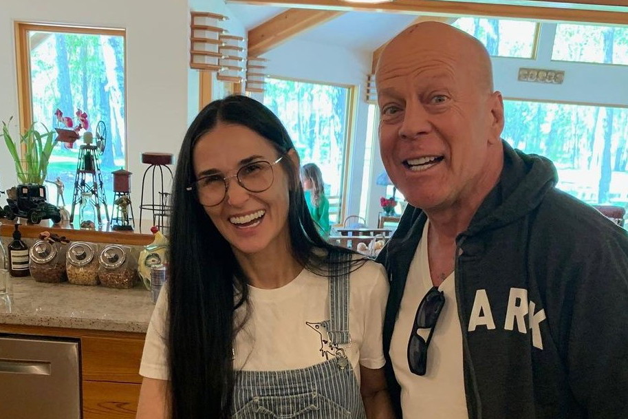 Demi Moore i Bruce Willis