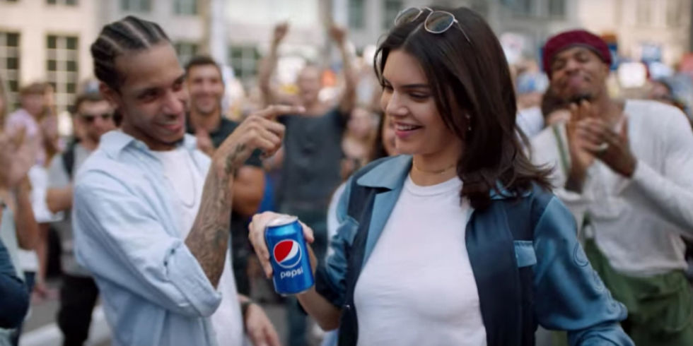 Kendall Jenner w kampanii Pepsi
