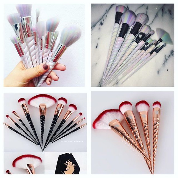 Pędzle jednorożce Unicorn Lashes