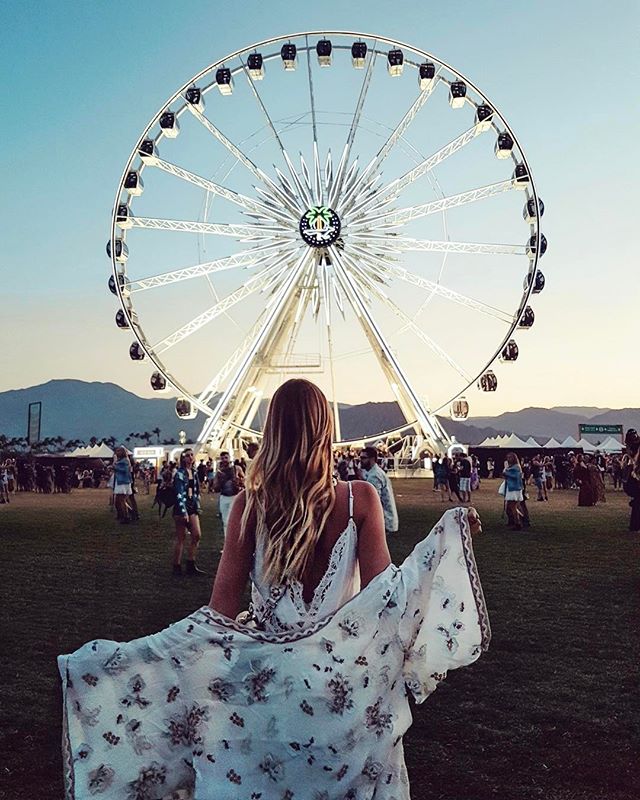 Leonie Hanne na festiwalu Coachella 2017