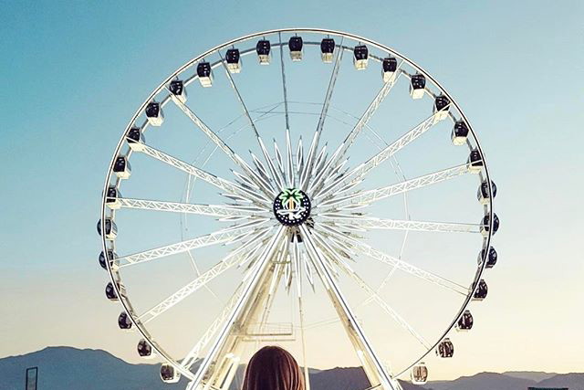 Leonie Hanne na festiwalu Coachella 2017