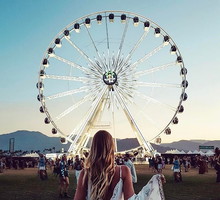 Leonie Hanne na festiwalu Coachella 2017